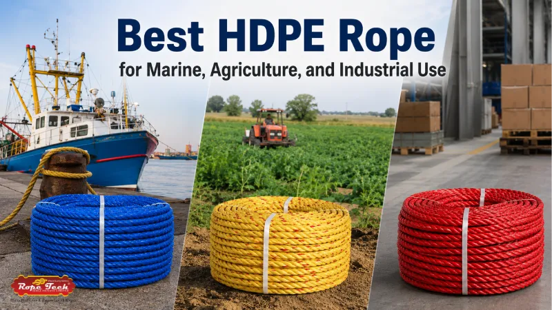 Best HDPE Rope for Marine, Agriculture, and Industrial Use