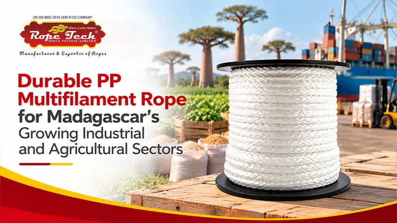 Durable PP Multifilament Rope for Madagascar’s Growing Industrial and Agricultural Sectors