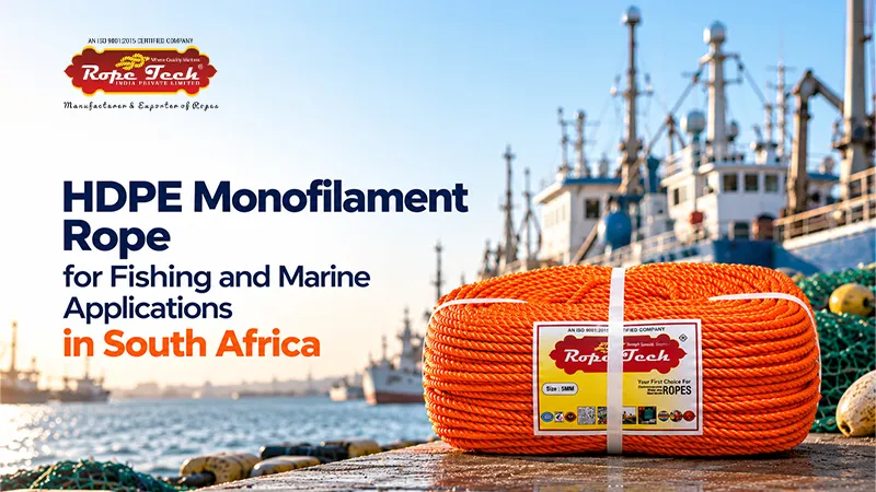 HDPE Monofilament Rope for Fishing and Marine Applications in South Africa