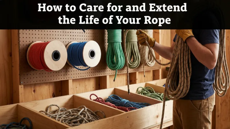 How to care for and extend the life of your rope