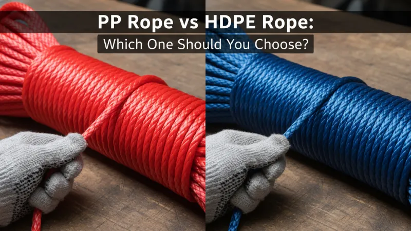 PP Rope vs HDPE Rope — which one should you choose